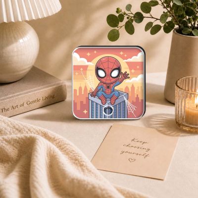 Musical Fridge Magnet Superhero Ironman Theme Magnet with Playing Song Feature Home Decoration Birthday Return Gift